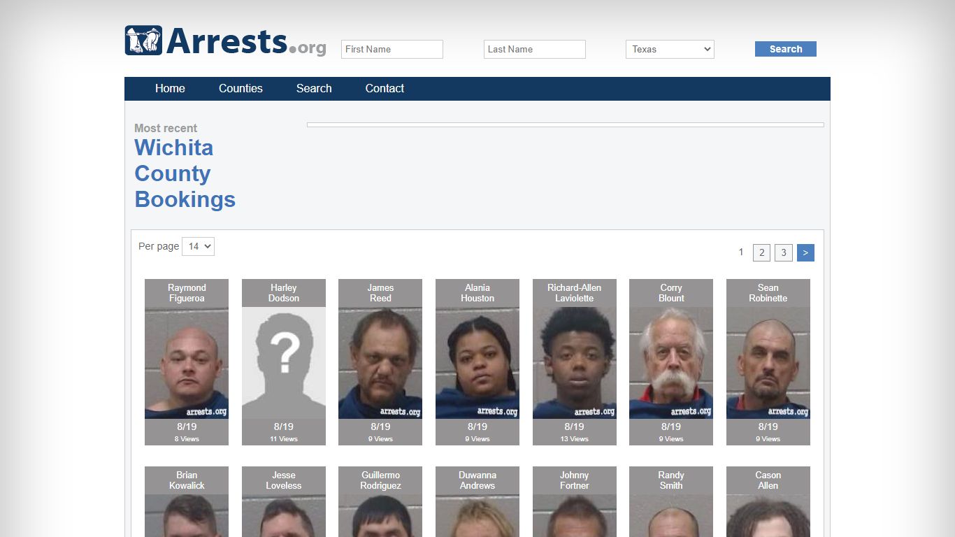 Wichita County Arrests and Inmate Search